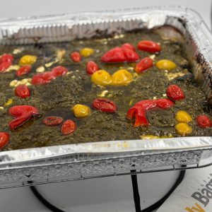 מגש 20 יח' פילה סלמון ברוטב פסטו