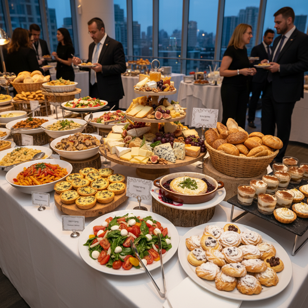 מגש וופל בלגי לאירועים – קינוח חם שמעלה את רמת האירוח